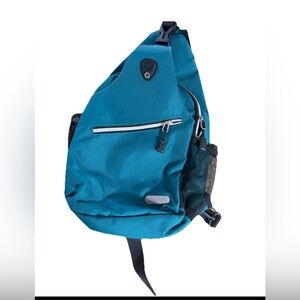 Mosiso Teal Outdoor Sling Bag med